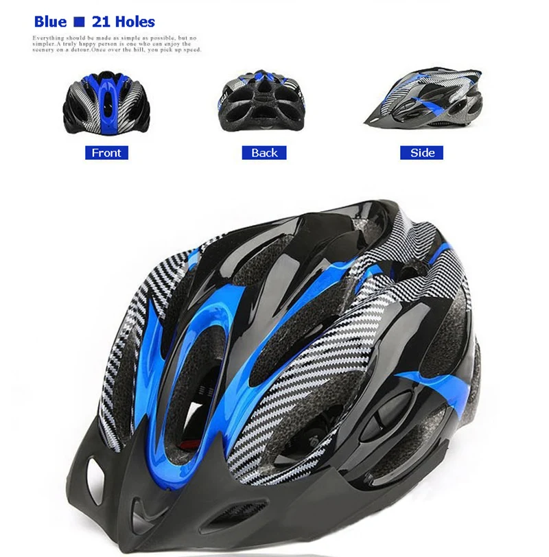 21 Air Vents Integrally-molded Bicycle Helmet Mountain Road Capacete Da Bicicleta Unisex EPS Material 3 Colors Breathable AC0199 (3)