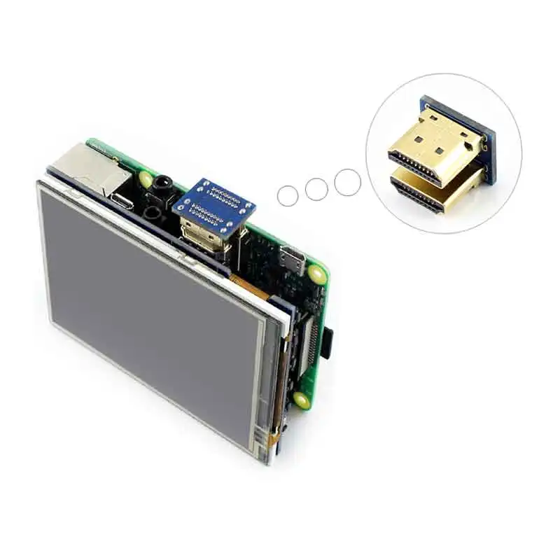 Raspberry Pi 3 5 дюйма HDMI LCD сенсорный экран дисплей 60 fps 1920*1080 с чехлом|touchscreen hdmi|hdmi