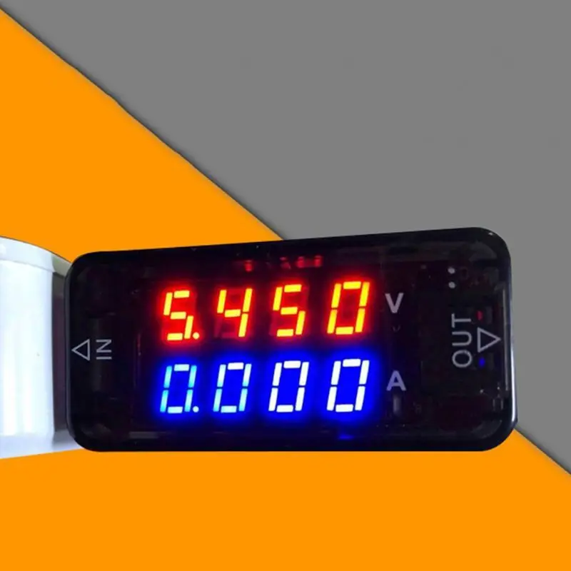 4-Цифры USB детектор Зарядное устройство ток Напряжение зарядки USB вольтметр Amp тестер