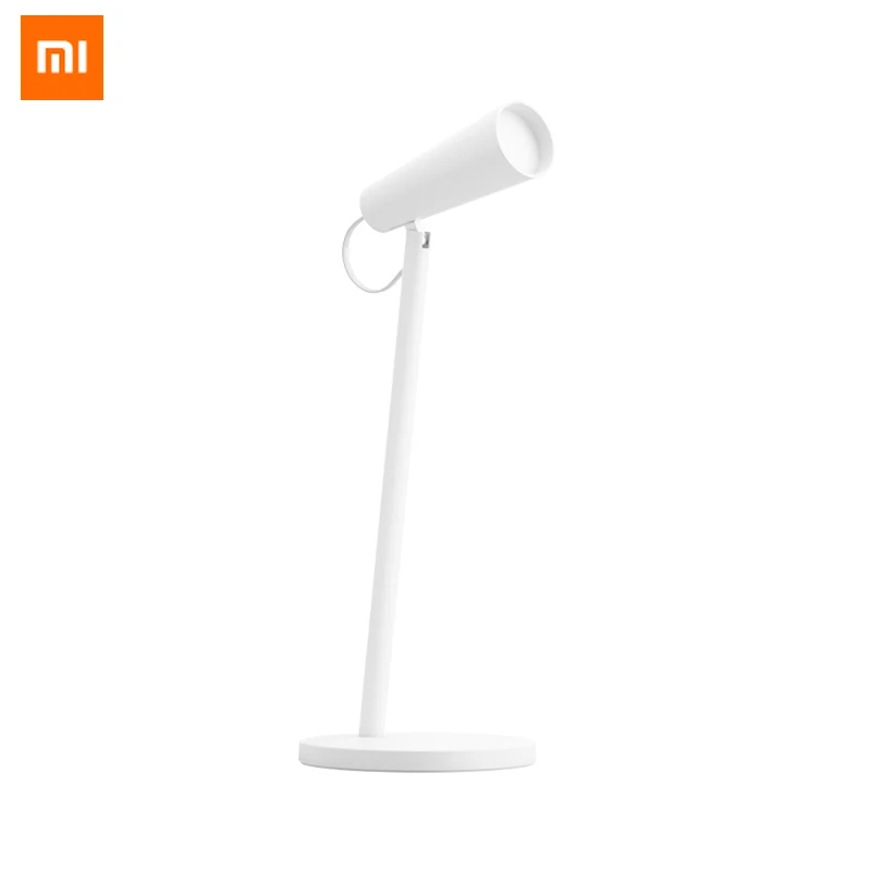 Xiaomi Mijia портативный беспроводной USB Перезаряжаемый светодиодный светильник Настольная лампа 3 светильник лампа для чтения с регулируемой яркостью - Цвет корпуса: Белый