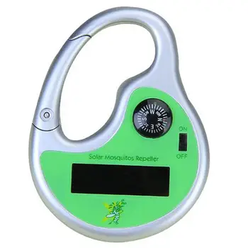 

Portable Outdoor Solar Powered Sonic Insect Mosquitos Repeller with Compass