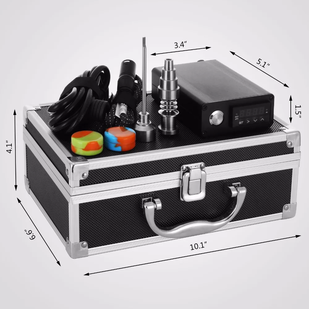 E nail Box E nail Control Electronic Enail Titanium Barrel Coil Dab Kit