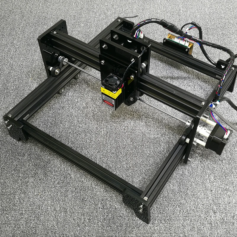 Лазерный гравировальный станок, высокомощный лазерный гравировальный станок черного алюминия, лазерный станок для резки, рабочий размер 30*40 см