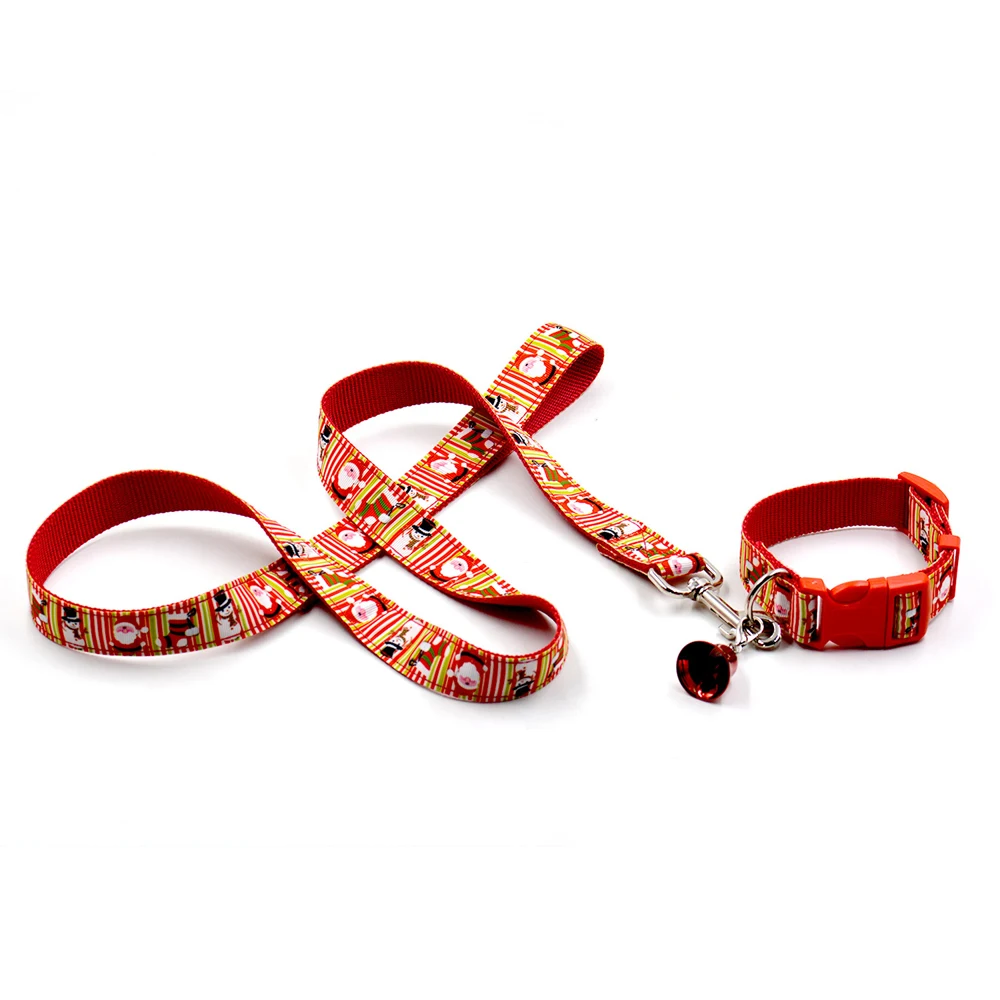 Christmas Pet Collars Dog Collar And Leash Pet Collar Bell Collar Dog