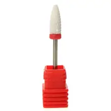 2017 New Cuspidal Ceramic Nail Drill Bit Nail Art Tools Callus Electric Manicure machine Accessories Cutter Nail File Oct12