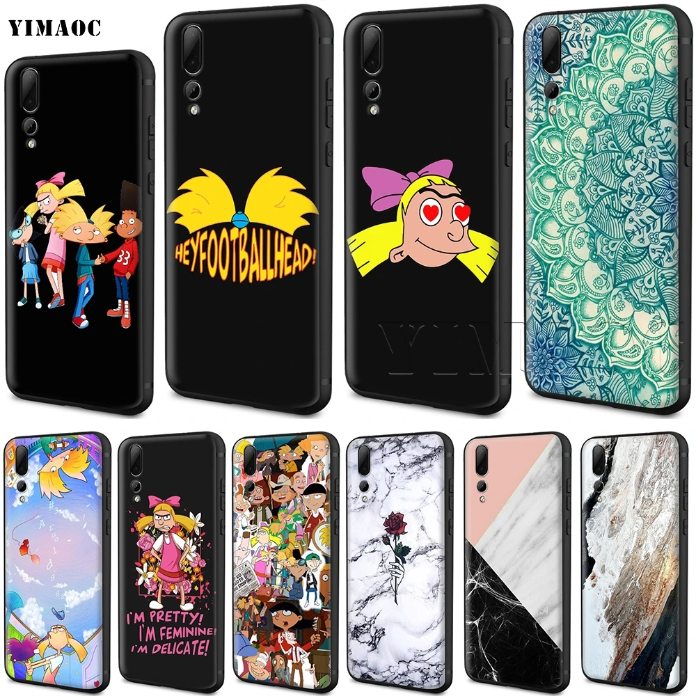 

YIMAOC Hey Arnold Silicone Case for Huawei Mate 30 20 Honor 10 8x Nova 3i 3 P30 Lite Pro