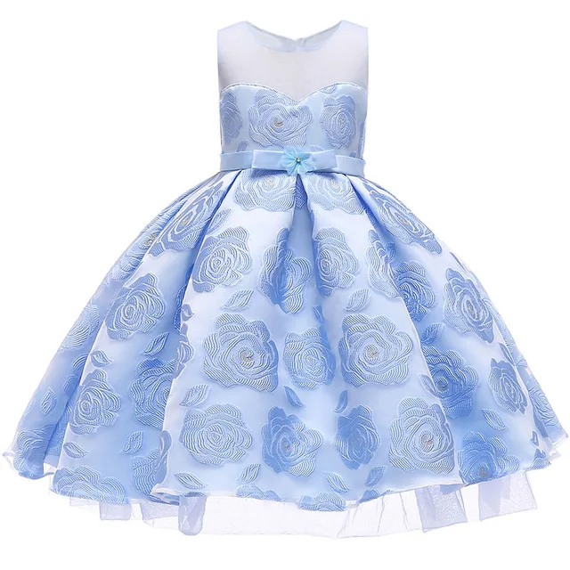 Girl Starry star embroidered sweet dress Children's baby sequin ...