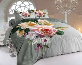 

Bedding set bedspread coverlets duvet covers sets queen size pink peony flower print woven girls home
