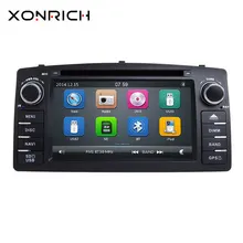 Xonrich автомобильный dvd-плеер с двумя цифровыми входами для Toyota Corolla E120 BYD F3 2000 2005 2006GPS радио мультимедийное головное устройство стерео навигации аудио