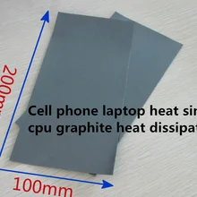 Охлаждающий графитовый лист сотовый телефон ноутбук теплоотвод холодный графит пленка высокая теплопроводность процессор графит теплоотвод