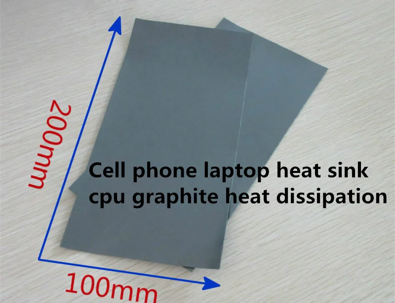 Cooling graphite sheet Cell phone laptop heat sink Cool graphite film