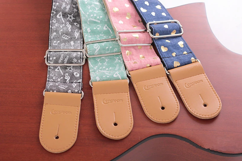 La correa de espagueti de genuino corazón eletric Guitarras Ukuleles Guitarras ra bajo Accesorios piezas personalizadas acústica lindo más colores La correa de espagueti de genuino corazón eletric Guitarras Ukuleles Guitarras ra bajo Accesorios piezas personalizadas acústica lindo más colores