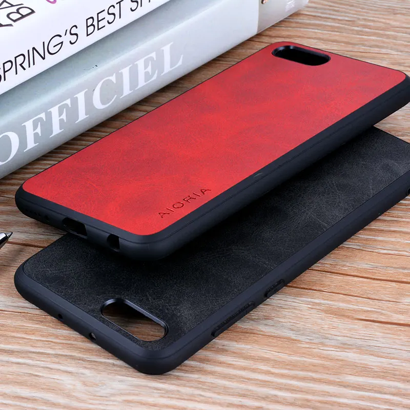 

for huawei honor view 10 case Luxury Vintage leather cover phone cases for huawei honor v10 funda coque capa Business Vintage