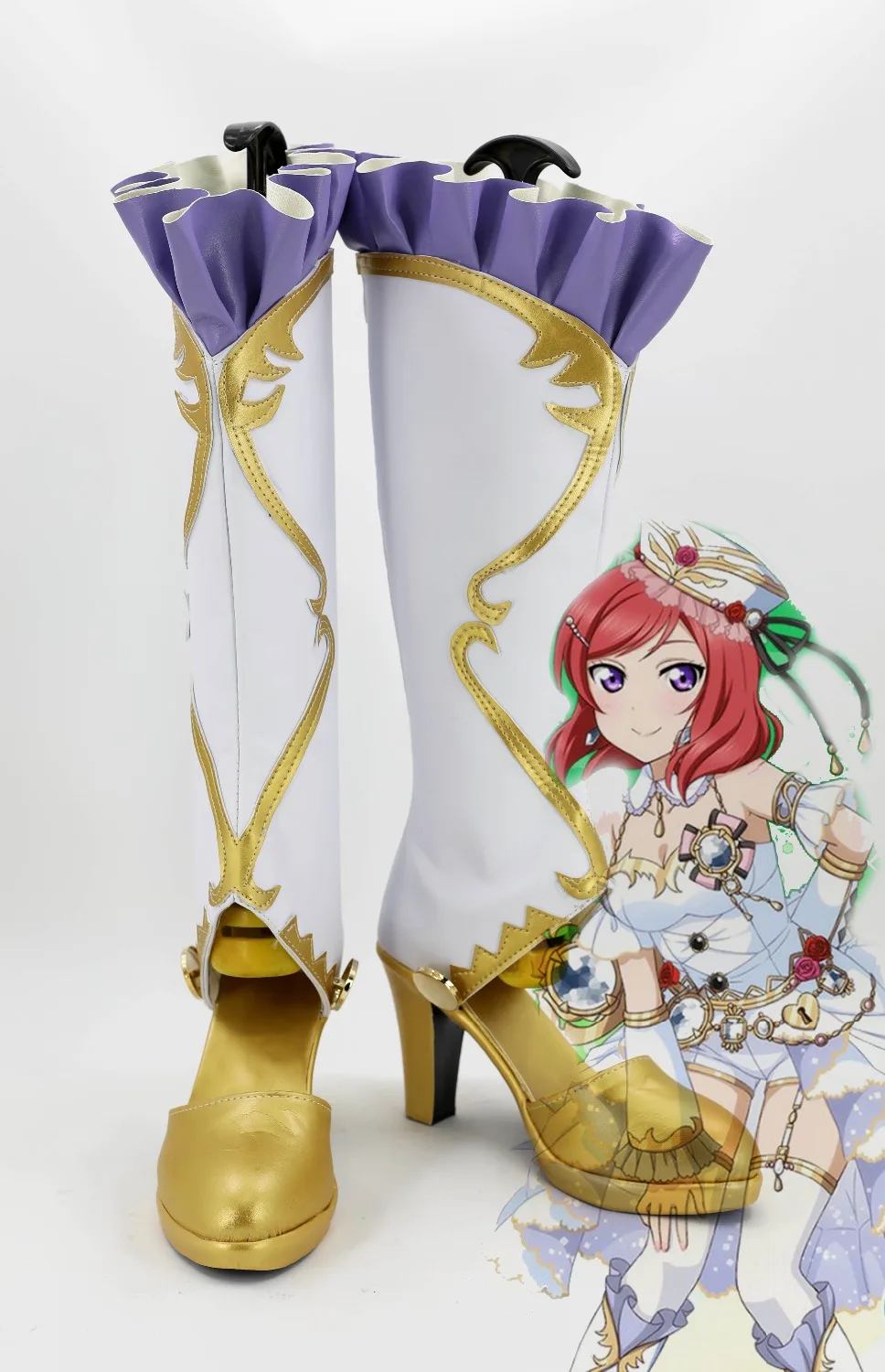 Обувь в стиле аниме Lovelive Love live! Maki Nishikino/Обувь для косплея женщин и мужчин на