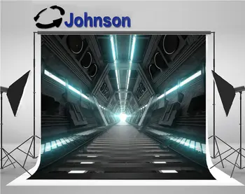 

futuristic design spaceship backdrops Vinyl cloth High quality Computer print party background