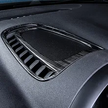 Автомобиль Центральной Консоли Панель, устанавливаемое на вентиляционное отверстие в салоне автомобиля розетка накладка Стикеры наклейка для MINI Cooper Countryman F60 интерьер синего цвета с изображением