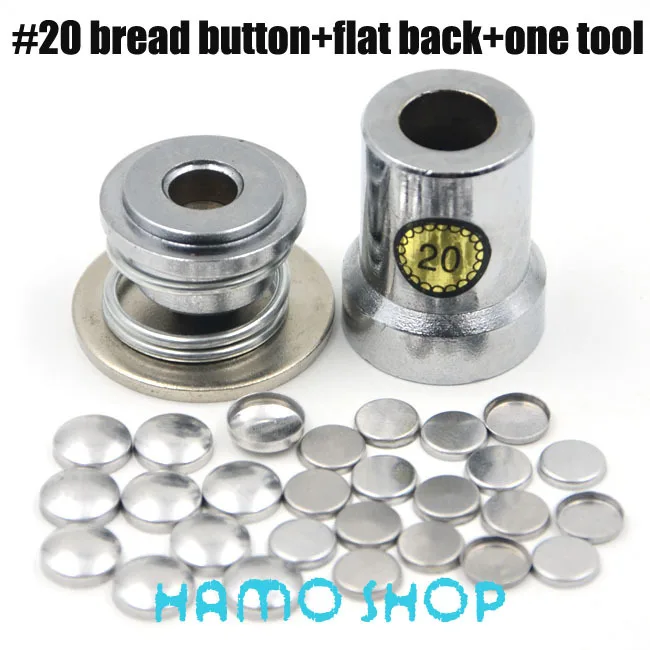 

100set/lot #20 Aluminum Round Fabric Covered Cloth Button + One Tool Metal Jewelry Accessories for Handmade DIY Free Shipping