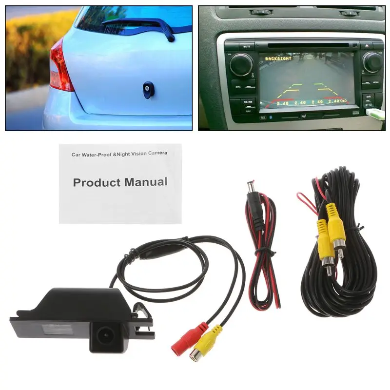 

1 Set 120 Degree Vehicle Car Rear View Reverse Camera Backup HD Parking Camera For Opel Vauxhall Corsa Astra Zafira Vectra