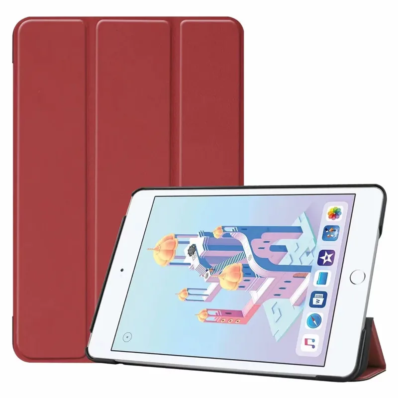 Из искусственной кожи Флип складной чехол для нового iPad Mini 5 2019 Tablet Stand Smart Cover для Apple iPad mini 4 мини 5 7,9 дюйма Fundas Капа