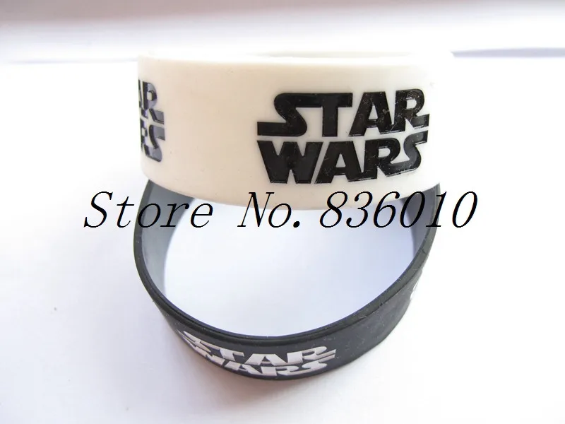 Лидер продаж 20 шт. Star Wars браслет силиконовый акция подарок заполнены в Цвет браслет творческие подарки Y-5