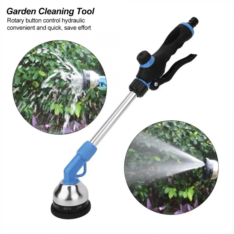 Multifunction Adjustable 9 Spraying Nozzle Sprayer Head Garden Watering Irrigation Trigger Sprinkler Gun