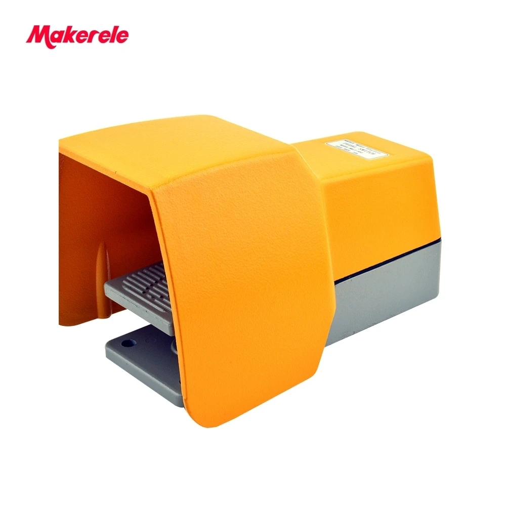 Metal Case Foot Switch Pedal MKLT-502 CE electrical foot Control limit 3pdt pedal switch for tattoo machine