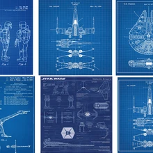 Серия di Звездные Войны Плакат ясное изображение наклейки на стену украшение дома хорошее качество печать белая бумага с покрытием домашний арт бренд