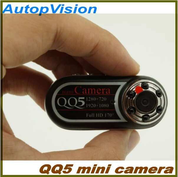

2PCS Portable mini camera QQ5 Full HD 1080P Mini Camera 170 degrees wide angle IR Night Vision and motion detection Function