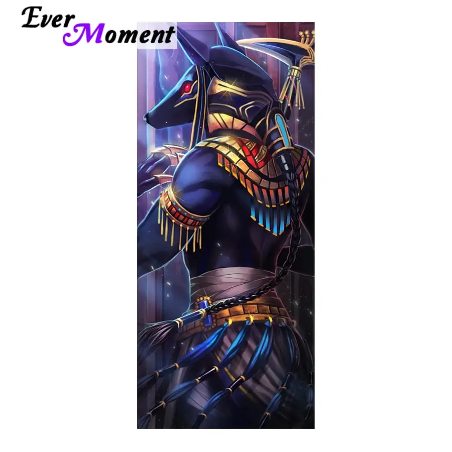 Ever Moment картины сделанные алмазной египетской мозаикой Anubis алмазная 3D вышивка