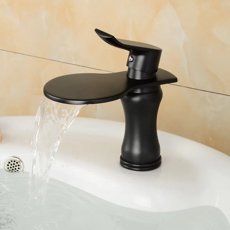 Free Shipping Short Bathroom Basin Vanity Sink Faucet Single Handle Mixer Tap Oil Rubbed Bronze Finish