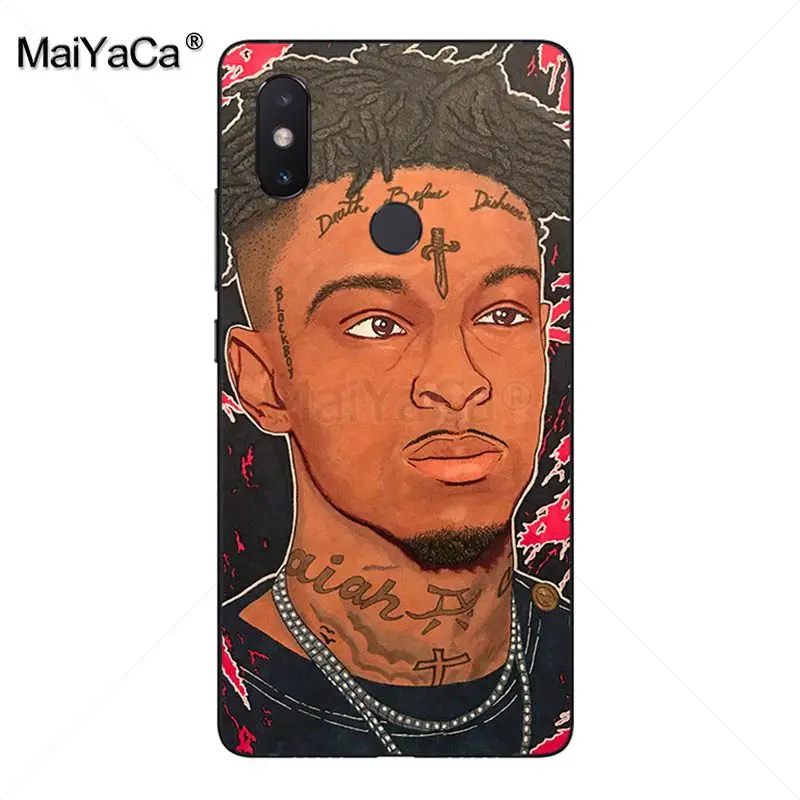 Чехол для телефона MaiYaCa 21 Savage Hip Hop Rapper Singer Issa xiaomi mi 8se 6 note2 note3 redmi 5 plus note 4 5|Бамперы| |