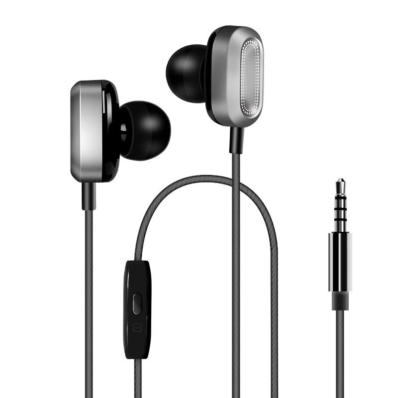 Dyalis Earphone Mobile Phone Dual Dynamic Earphones HIFI Headphone with