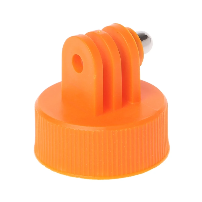 Диаметр 37 мм разъем для бутылки воды монопод Штатив для серфинга пластиковая бутылка адаптер Разъем для Gopro Hero 4 3 - Цвет: Оранжевый №ff6600