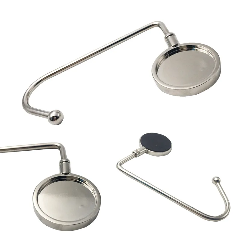 

1PC Portable Handbag Hanger Table Bar Purse Instant Swivel Top Hook Bag Organizer 30MM