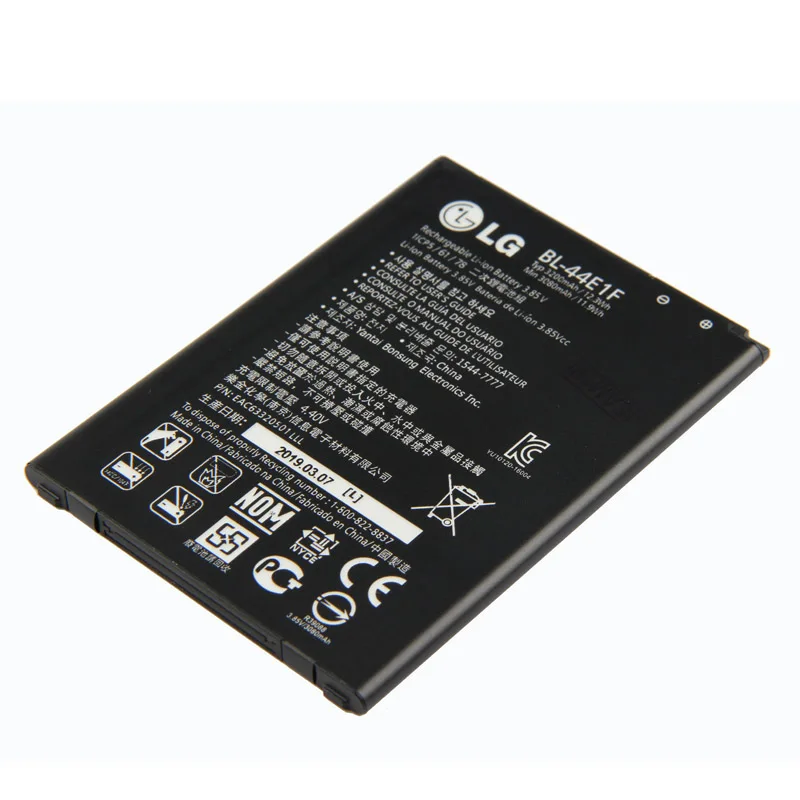 Original LG BL-44E1F Battery for LG V20 VS995 US996 LS997 H990DS H910 H918 3200mAh BL44E1F LG Stylus3 LG-M400DY.