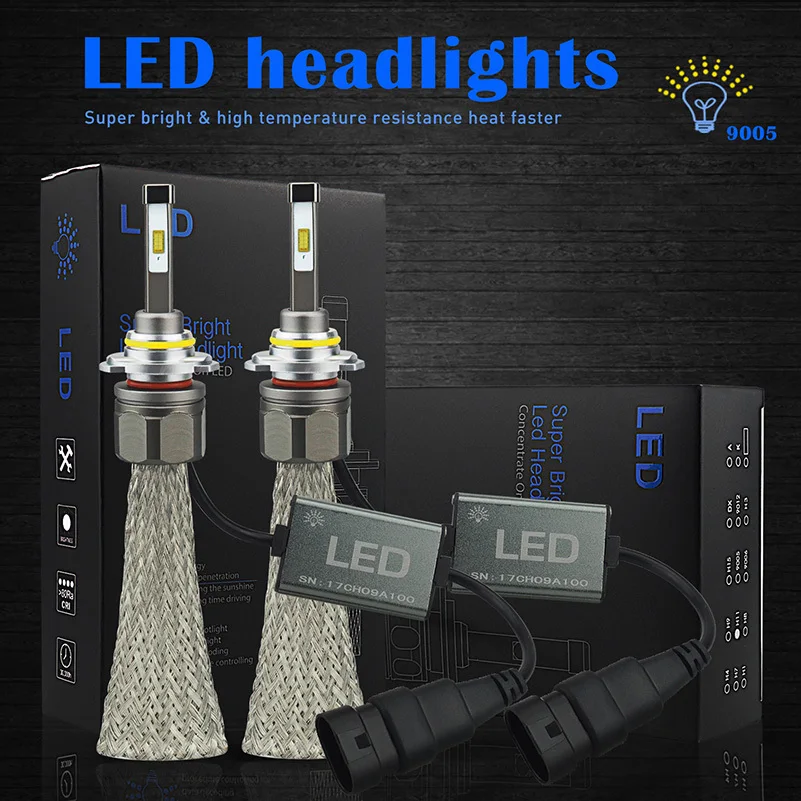 AUXITO 2x 9005 9006 H11 H4 H7 H1 Car Led headlight Bulb For Lexus RX300