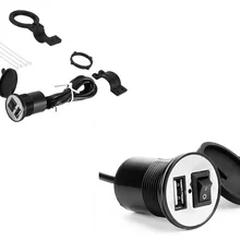 Мотоцикл USB мобильного телефона зарядное устройство питание водостойкий для KTM SMC smcr эндуро R MC-R Duke 640 LC4 супермото 990