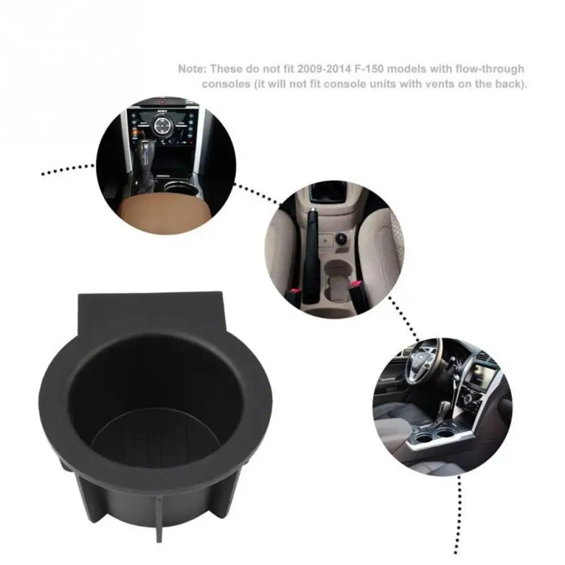 New Navigator Front Console Cup Holder Inserts Fit For Ford F 150 Expeditionin Universal Car