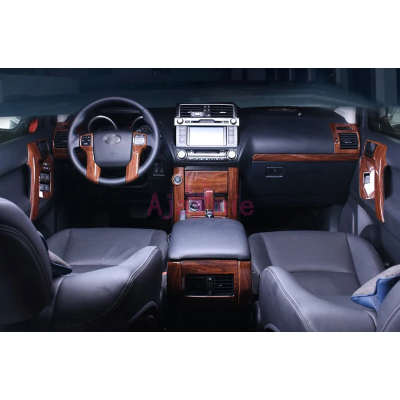 Для Toyota Land Cruiser 150 Prado LC150 FJ150 2010 2017 Деревянный Цветной защитный чехол панель