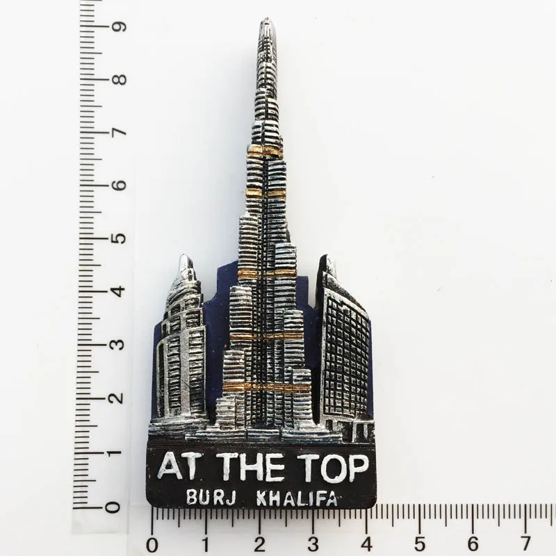 

Dubai Burj Khali three-dimensional resin crafts magnetic stickers refrigerator stickers