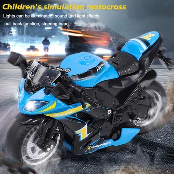 

Inertial Car Simulation Motorcycle Motorcycle Model Light Music Alloy Educational Automation Interactive Cool Model Hobbies