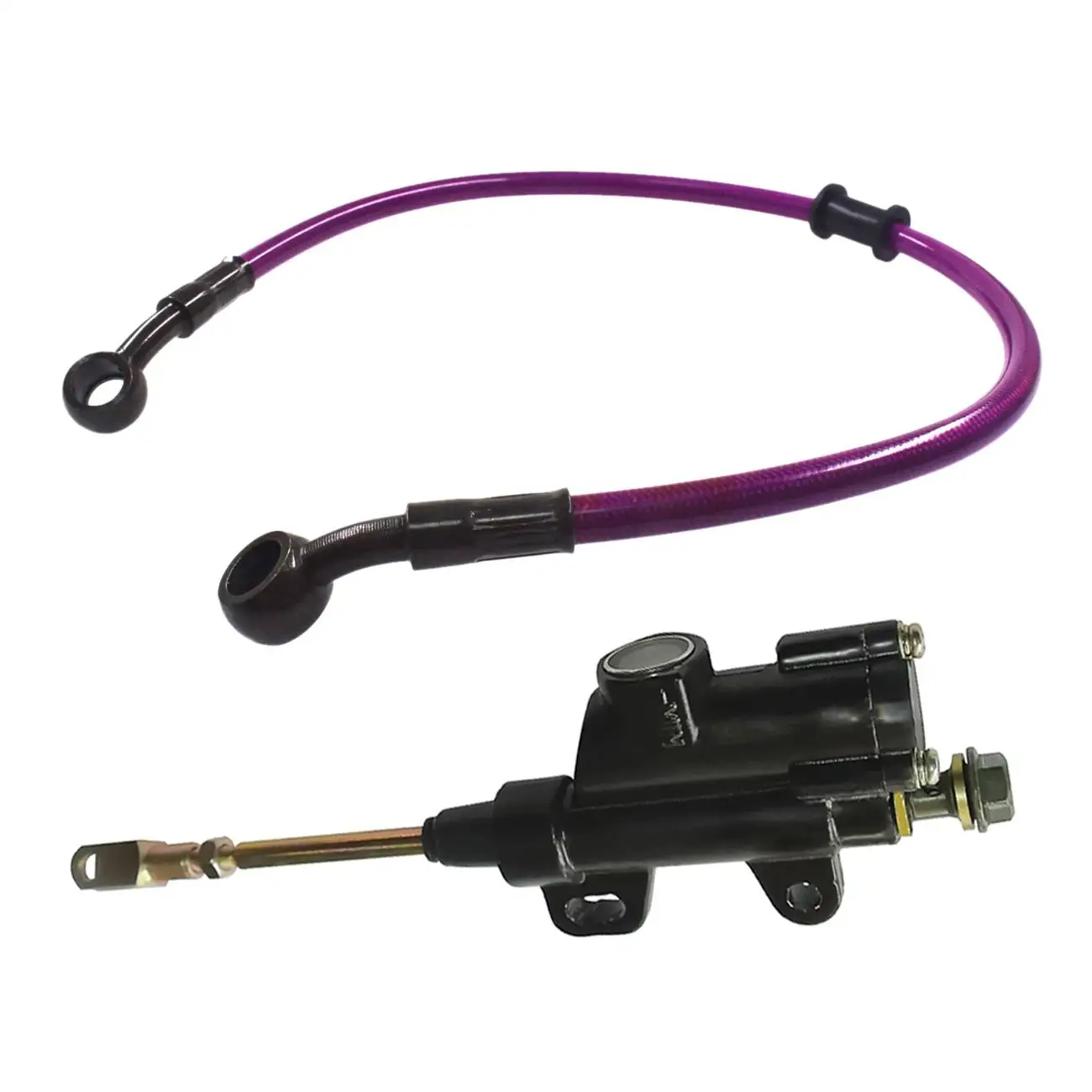 Фиолетовый 50 см Топливопровод и главный тормозной для 110/125cc Пит Pro Quad Байк - Цвет: Фиолетовый