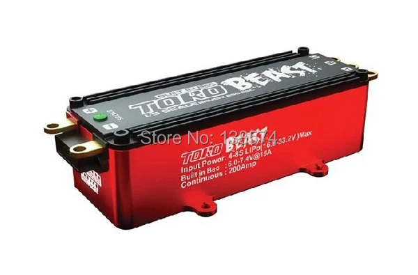 

SKYRC 4-8S 200A 1/5 RC CAR Truck Toro Brushless Motor ESC controller With BEC