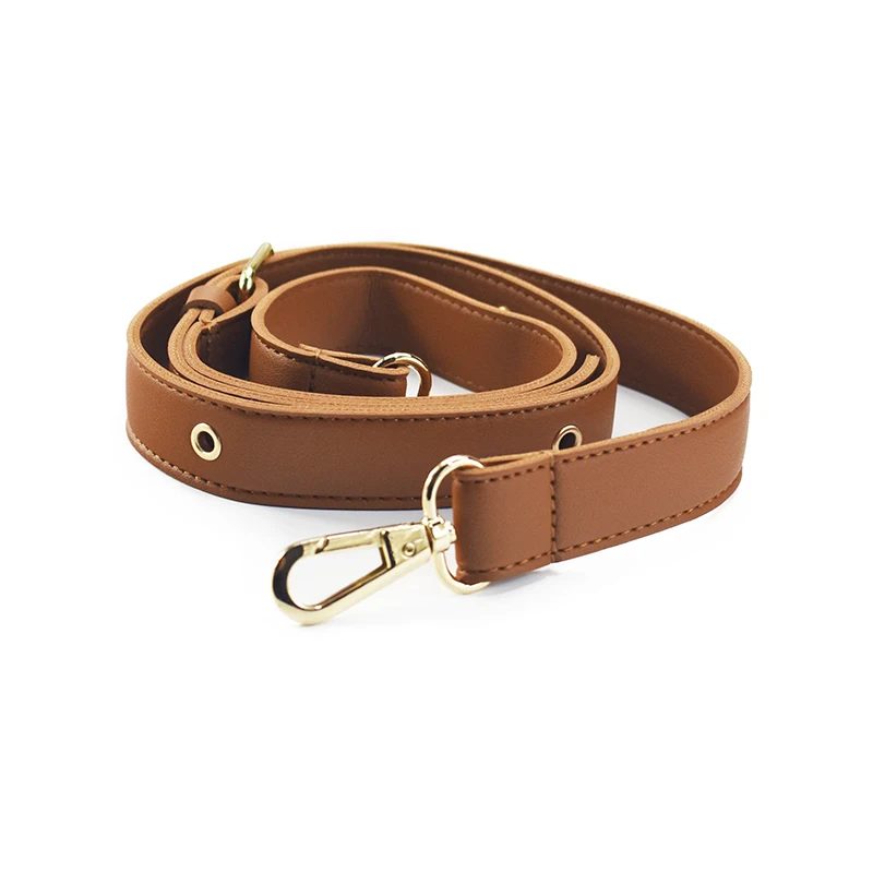 Detachable Strap Replacement Bags Straps Women Girls PU Leather Shoulder Bag Parts Accessories Gold Buckle Belts 152cm Pink