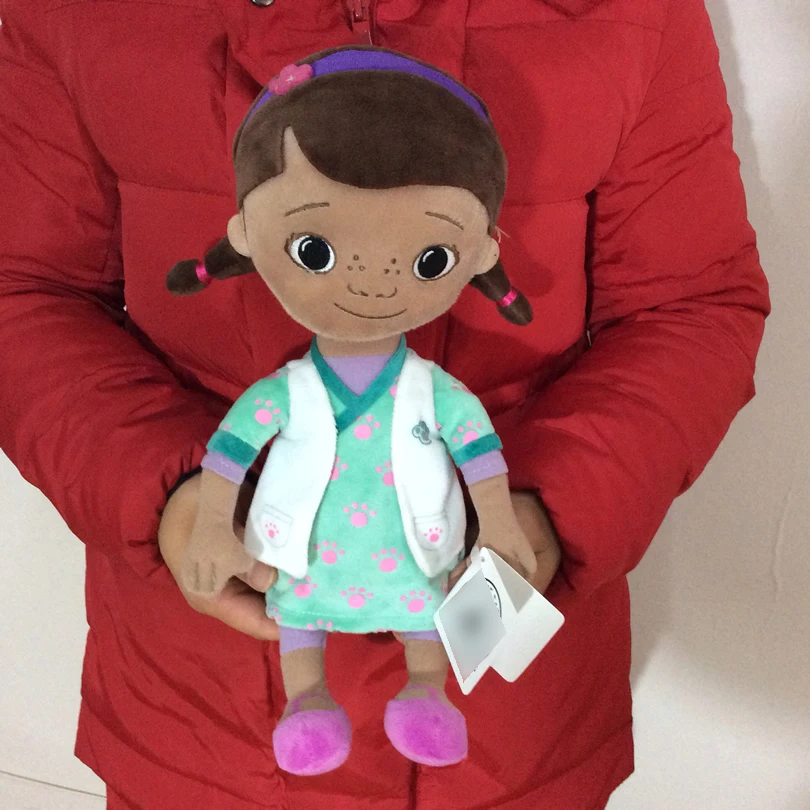 Free Shipping 1pcs 30m 11 8 Cute Doc McStuffins plush soft font b toys b font