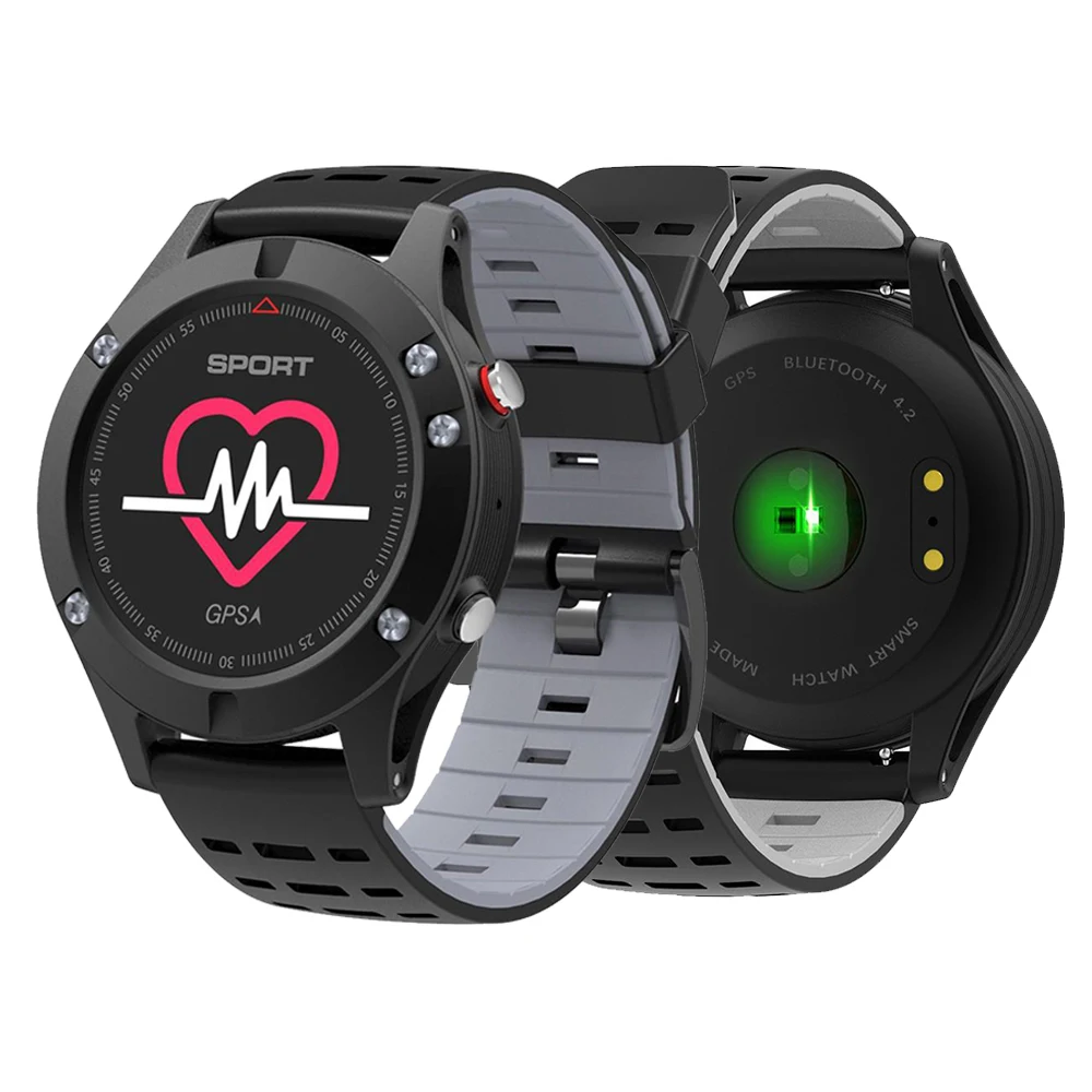 NO.1 F5 GPS Smart Watch MTK2503 Altimeter Barometer Thermometer Bluetooth 4.2 Smartwatch Wearable Devices for IOS Android
