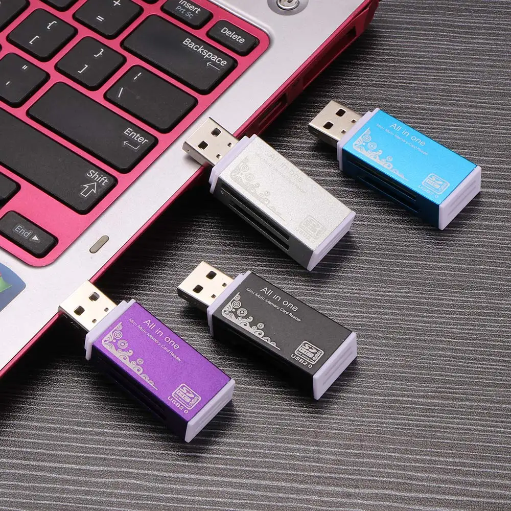 Кардридер PRO Duo 4 в 1 USB 2 0 Micro SD/TF SDHC|Картридеры| |