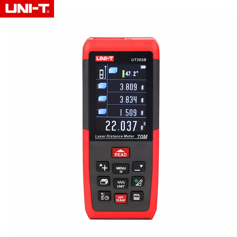 

UNI-T UT395B 70M Digital Laser Range Finder Measure Area/Volume Tool