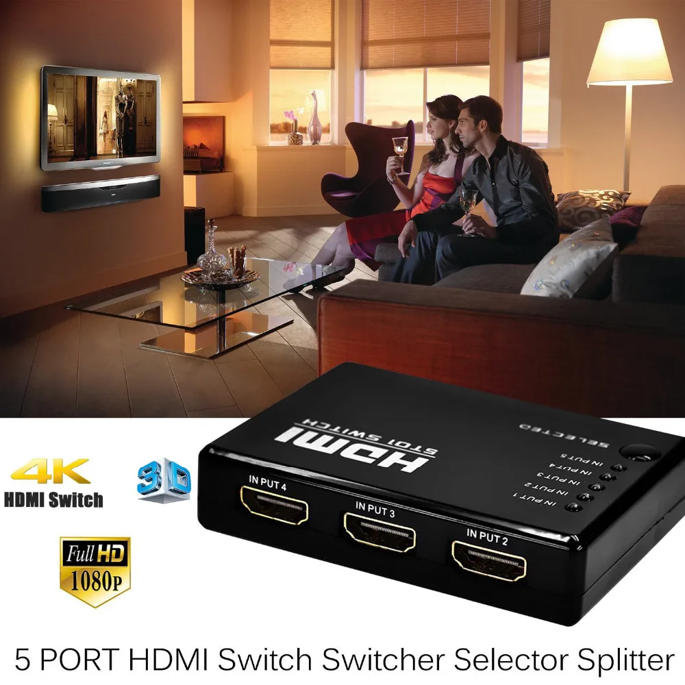 5 port HDMI Switcher (4)