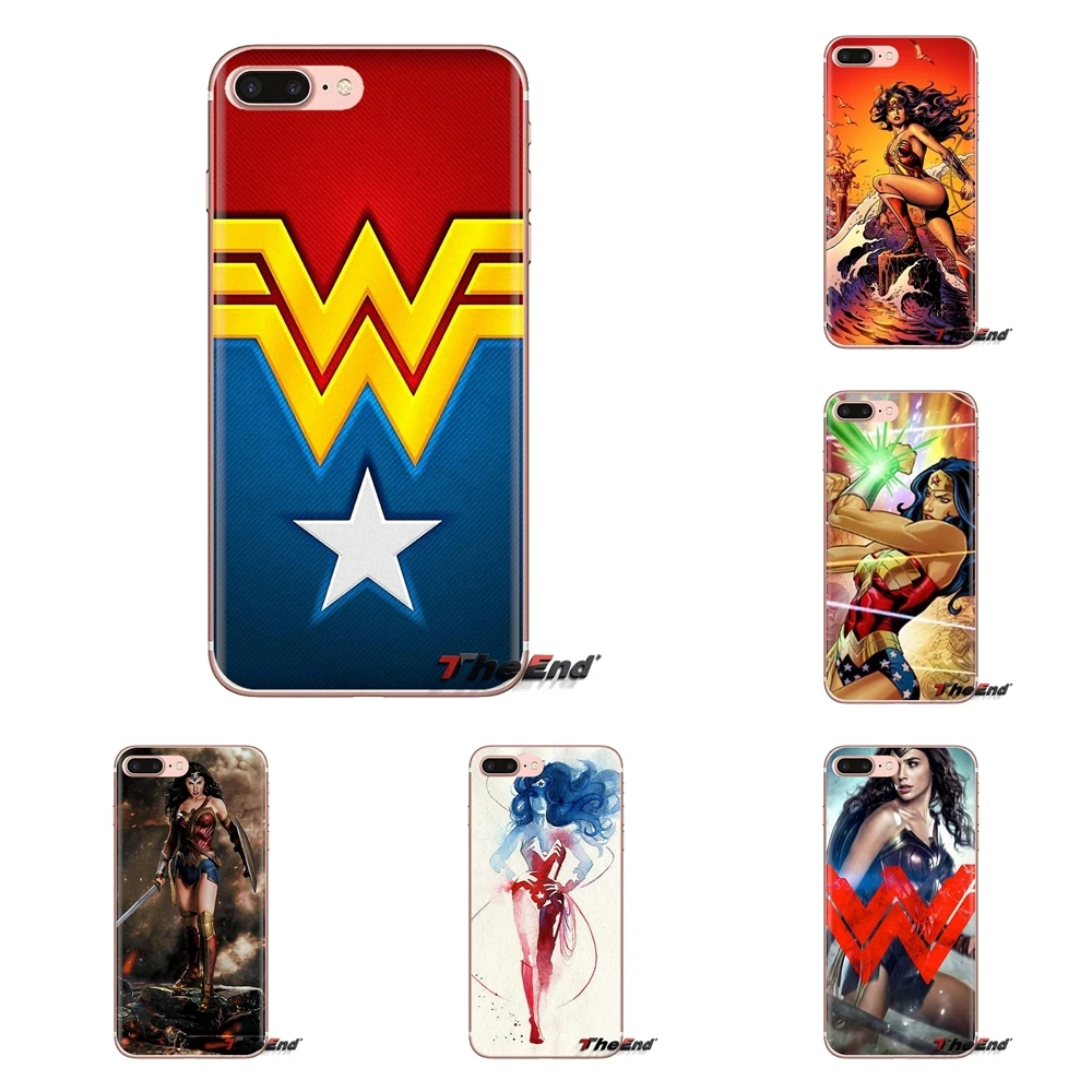 

For LG Spirit Motorola Moto X4 E4 E5 G5 G5S G6 Z Z2 Z3 G2 G3 C Play Plus Mini Women Sexy Wonder Woman TPU Transparent Shell Case